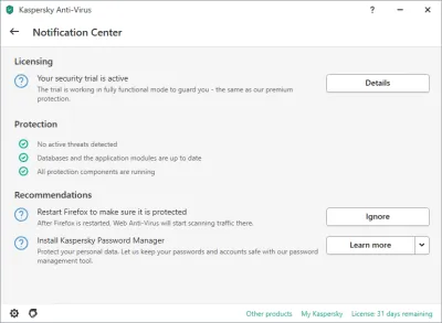 Скриншот приложения Антивирус Касперского - №5