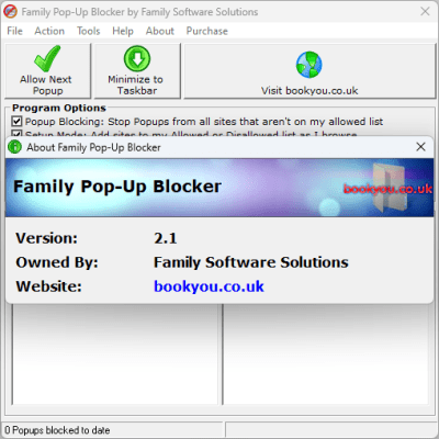 Скриншот приложения Family PopUP Blocker - №2