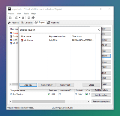 Скриншот приложения PELock - №6