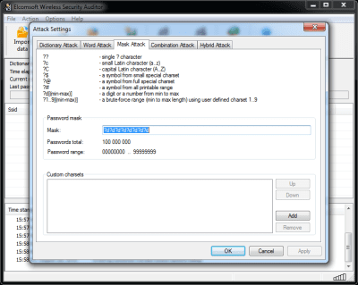 Скриншот приложения Elcomsoft Wireless Security Auditor - №2