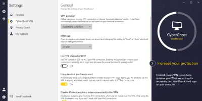 Скриншот приложения CyberGhost - №3
