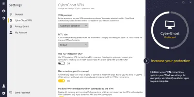Скриншот приложения CyberGhost - №4
