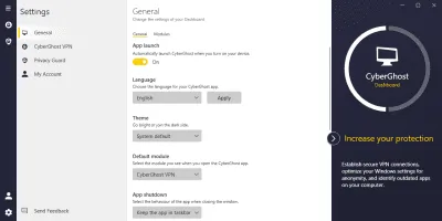 Скриншот приложения CyberGhost - №5
