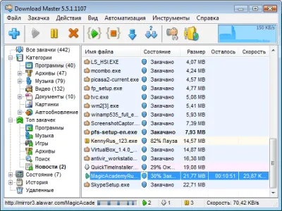 Скриншот приложения Download Master - №1