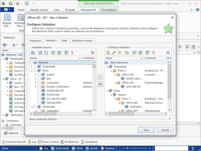 Скриншот приложения EMCO Remote Shutdown - №3