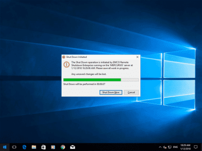 Скриншот приложения EMCO Remote Shutdown - №8