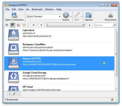 Скриншот приложения Cyberduck для Windows - №1