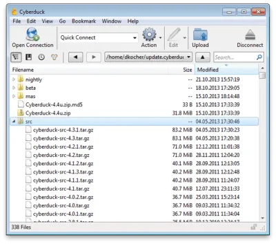 Скриншот приложения Cyberduck для Windows - №2