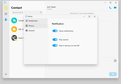 Скриншот приложения Imo Messenger - №4