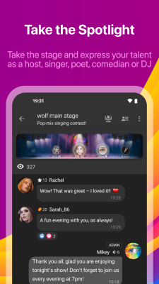 Скриншот приложения WOLF (ранее Palringo) - №7