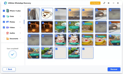 Скриншот приложения Tenorshare UltData WhatsApp Recovery for Mac - №3