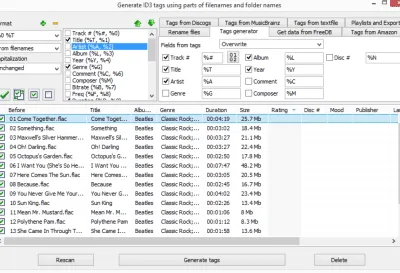Скриншот приложения mp3Tag Pro - №5