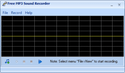 Скриншот приложения Free MP3 Sound Recorder - №1