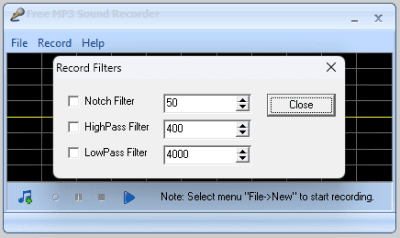 Скриншот приложения Free MP3 Sound Recorder - №2