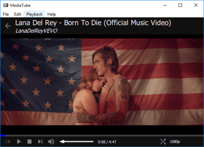 Скриншот приложения mTube - №3