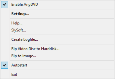 Скриншот приложения AnyDVD HD - №2