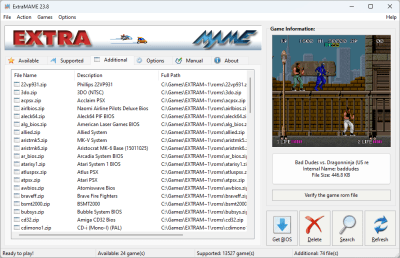 Скриншот приложения ExtraMAME - №3