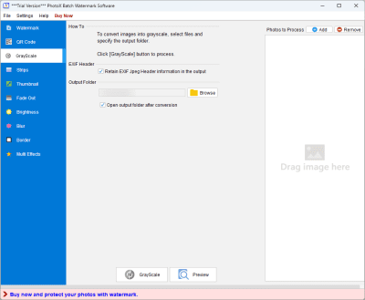 Скриншот приложения PhotoX Batch Watermark Creator - №3