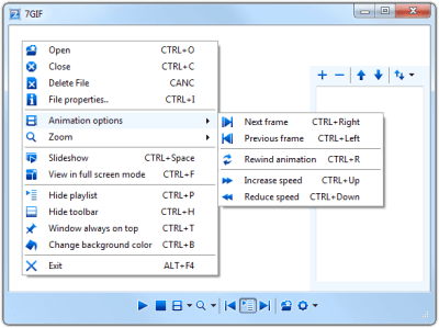 Скриншот приложения 7GIF Portable - №1