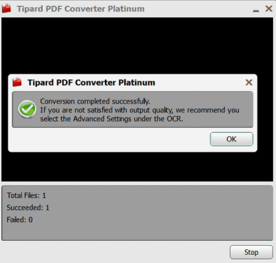 Скриншот приложения Tipard PDF Converter Platinum - №3
