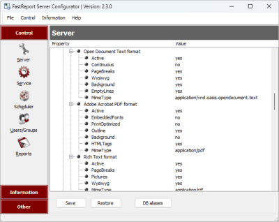 Скриншот приложения FastReport Server - №1