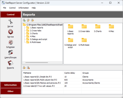 Скриншот приложения FastReport Server - №2