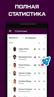 Скриншот приложения Чемпионат Англии - 2023 - №10