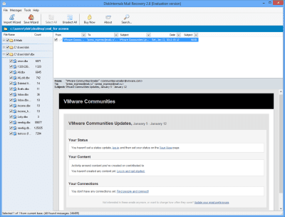 Скриншот приложения Mail Recovery - №3