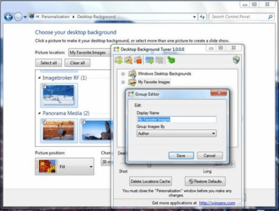Скриншот приложения Desktop Background Tuner - №2