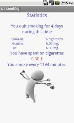 Скриншот приложения No Smoking! Бросаем курить! - №6
