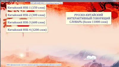 Скриншот приложения КИТАЙСКИЙ HSK1-4 training program - №1