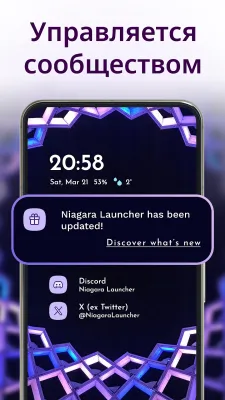 Скриншот приложения Niagara Launcher - №5