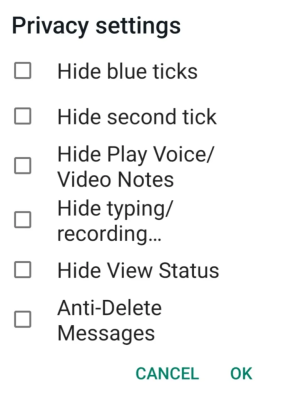 Скриншот приложения FM WhatsApp - №6