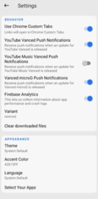 Скриншот приложения Vanced microG - №3