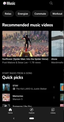 Скриншот приложения Vanced Music - №4