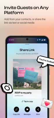 Скриншот приложения Partiful - №3