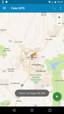 Скриншот приложения Fake GPS location - №3