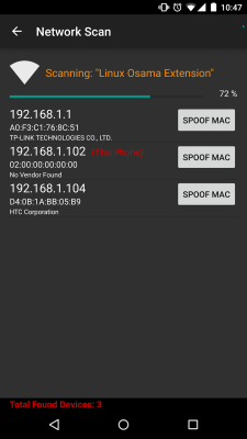Скриншот приложения Wifi Mac Changer - №7