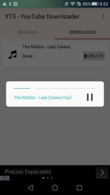 Скриншот приложения YT3 Music Downloader - №5