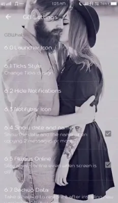 Скриншот приложения WhatsApp Transparent - №4
