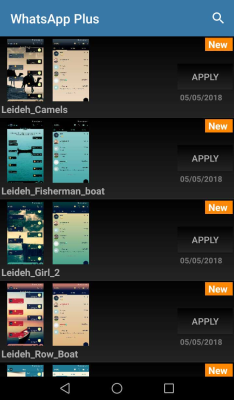 Скриншот приложения WhatsApp Blue - №8