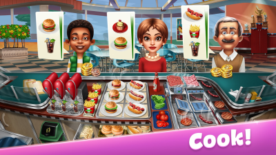 Скриншот приложения Cooking Fever MOD - №1