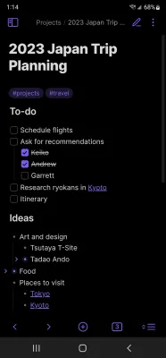 Скриншот приложения Obsidian - №3