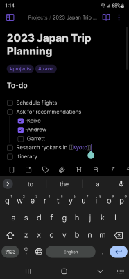 Скриншот приложения Obsidian - №4
