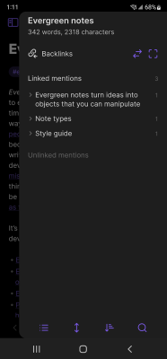 Скриншот приложения Obsidian - №5
