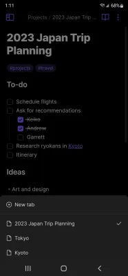 Скриншот приложения Obsidian - №6