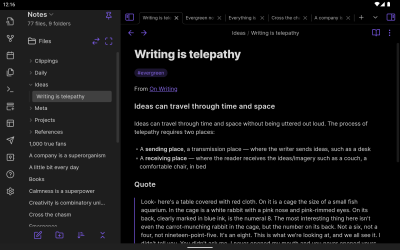 Скриншот приложения Obsidian - №9
