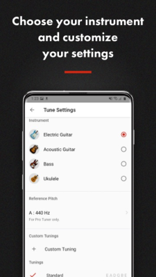 Скриншот приложения Fender Guitar Tuner - №8