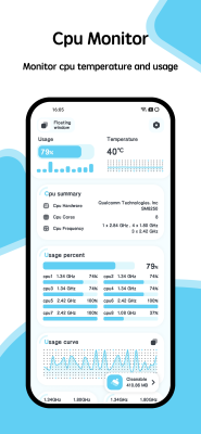 Скриншот приложения CPU Monitor - temperature - №4