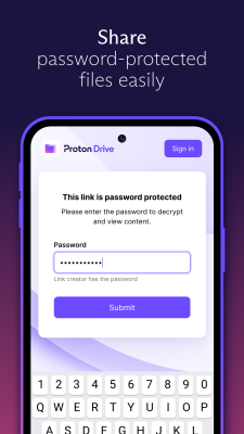 Скриншот приложения Proton Drive - №3